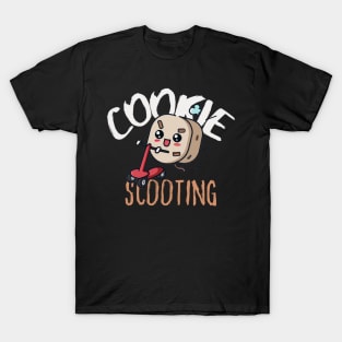 Funny E-Scooter, Cute Kawaii Cookie Driving Scooter T-Shirt